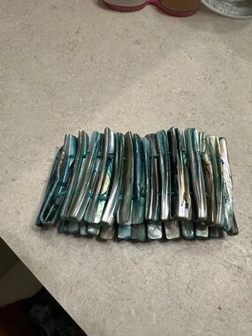 Blue Shell Elastic Bracelet